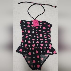 Little Girls Halter Bathing Suit